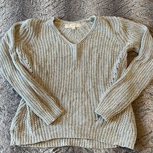 Loft XSP gray sweater